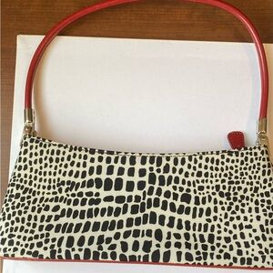 COPY - ♦️ Beautiful Red and Black shoulder bag.  Sleek, beautiful timeless
